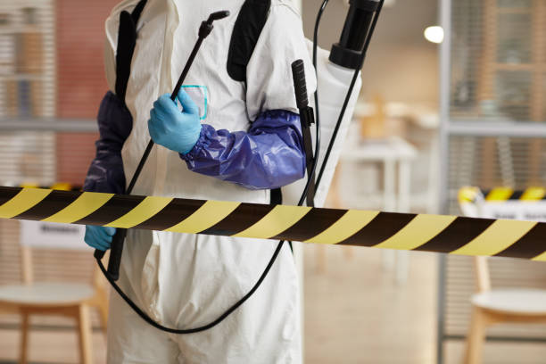 Professional Blood Cleanup technician working in Dryden, MI